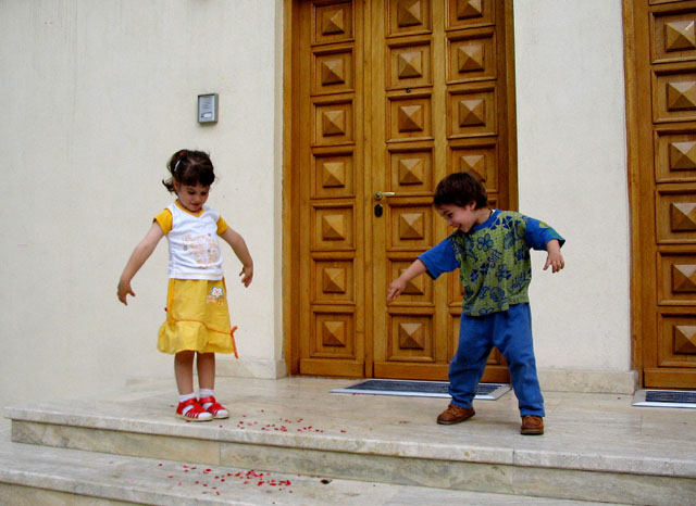 In the yard of Antim Monastery - 2