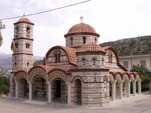 Holy adoration of Saint Nektarios in Sykea - South Lakonia - Greece