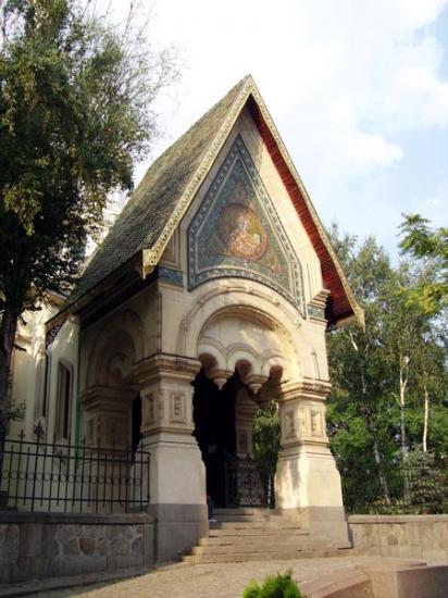 The entry of the Russian church St. Nikolaus in Sofia