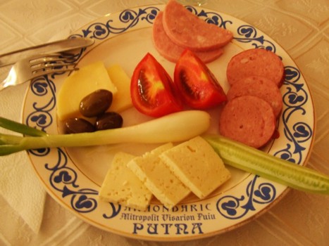 the plate...