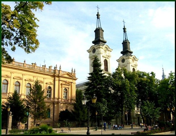 Bishops palace and the Cathedral - Владичански двор и Саборна црква