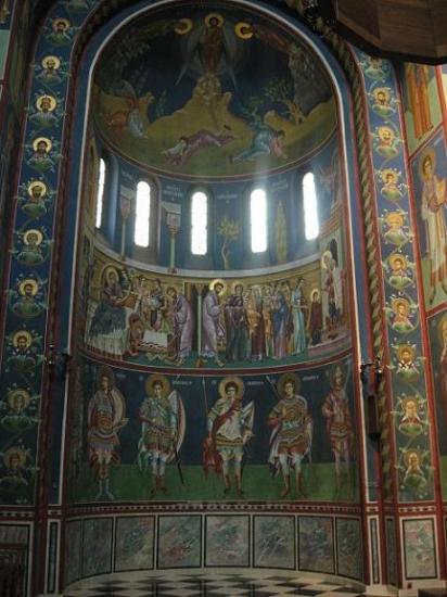Inside serbian orthodox church 2