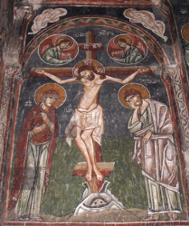 justa 
Fresco in one of Latali churches, Upper Svaneti 
2006-10-05 08:50:54