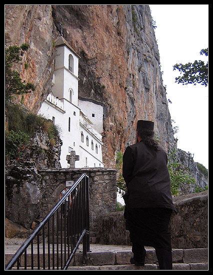 in way to church...