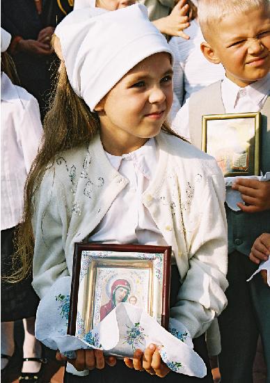 Dziewczynka z ikoną - Girl with icon