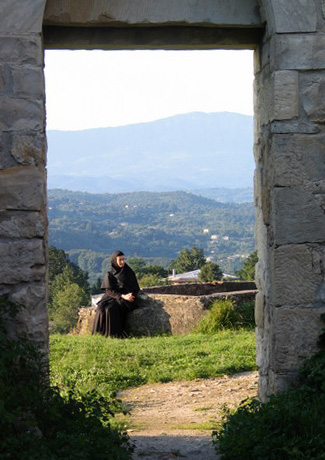 Nun in Gelati Monastery