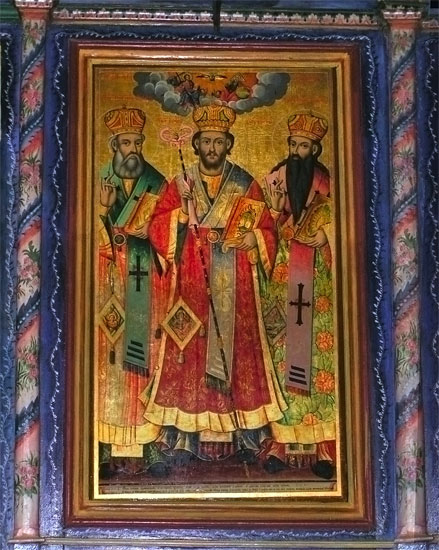 Детаљ иконостаса, црква Врање