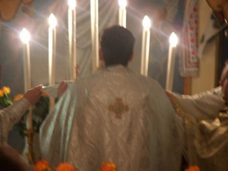 Podczas Liturgii w dzień Święta Archanioła Michała i innych mocy niebieskich (Michałów)