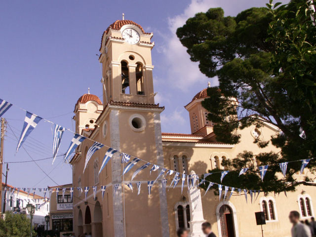 Cathedral temple  in Molai Lakonias ( South Greece )