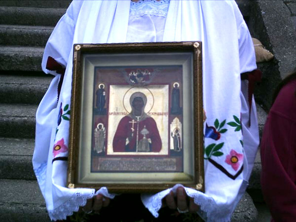 Ikona Svete Anastazije - iz svemira u Sremsku Mitrovicu