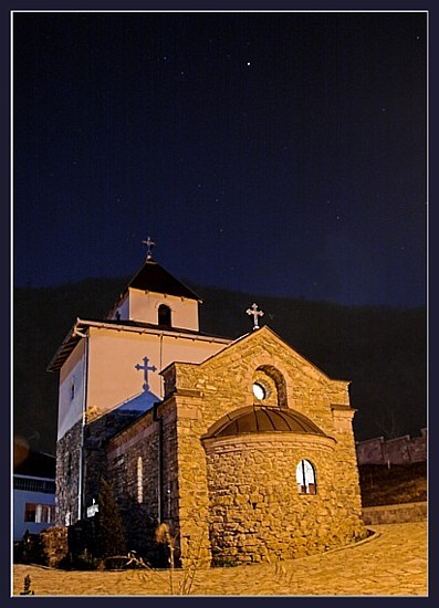 Звезде изнад Манстира Петковица - Stars above Petkovica monastery