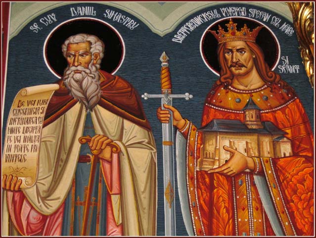 Fresca din Biserica Seminarului Teologic de la Man. Neamt