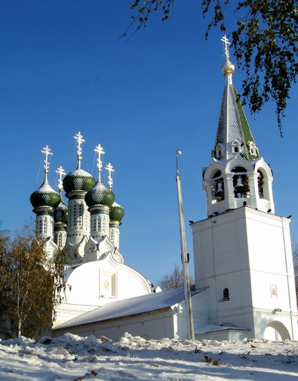 The Assumption church. Early winter.