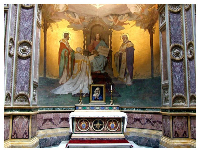 The St.St. Cyril & Mephodius receiving Lord's blessing