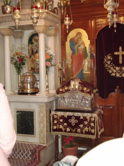 Holy Relicts of St. Nectarius from Egina