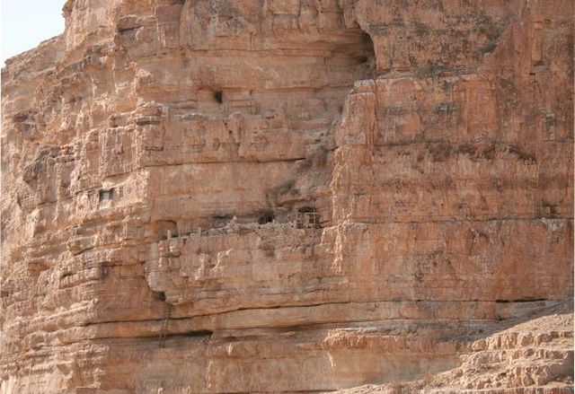 Greek orthodox monastery of St. George and St.John in Hozeva Desert
