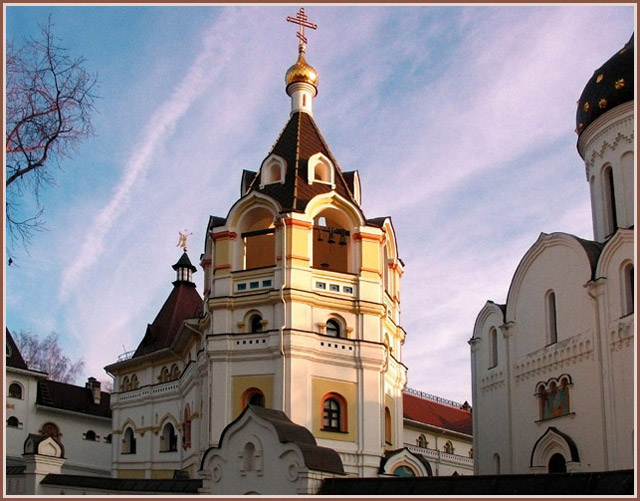 Bell tower. Monastery. Minsk.