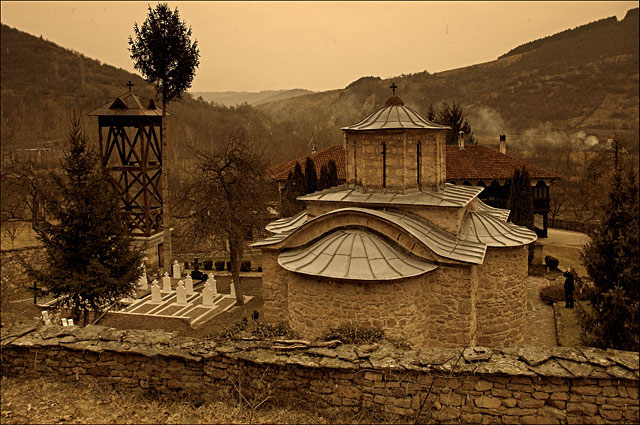 Зимски дан у манастиру Темска - Winter day in Temska Monastery