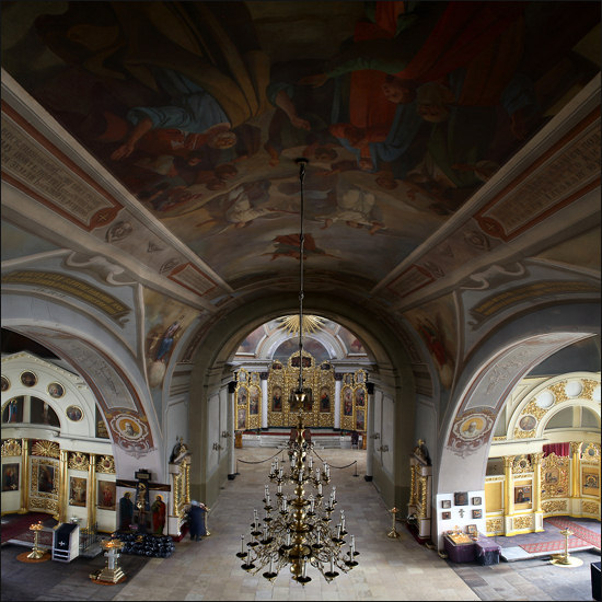 Большое Вознесение. Вид с хоров. The Great Ascension. A view from gallery