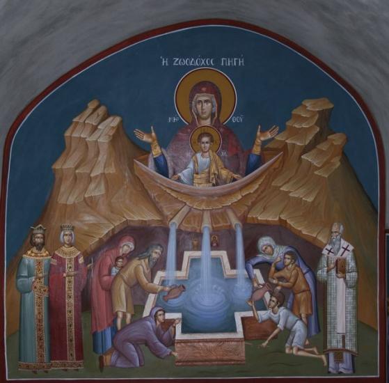 Ffrescoes  from  SAINT SAVVAS