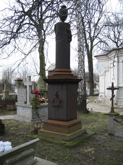 mogiła metalowa XIXw.