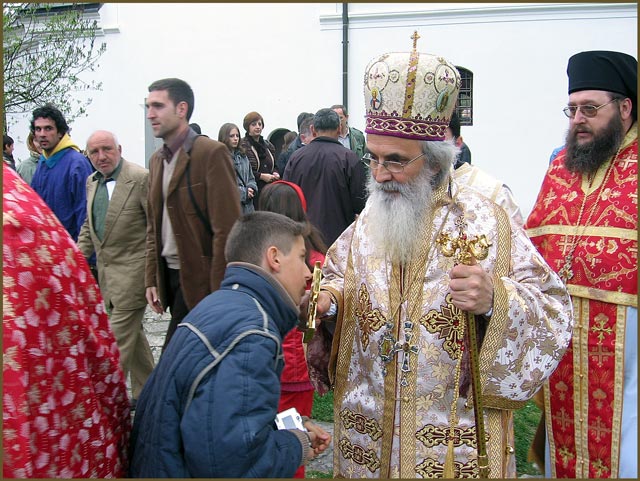 На Благовести у манастиру Ћелије