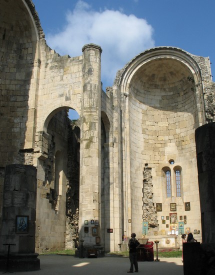 Ruins of Bagrati Cathedral (11 cent.) in Kutaisi