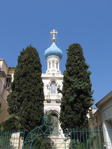Cerkiew Wsiech Skorbjaszczych Radost' w Menton - Côte d'Azur