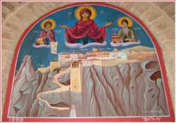 dan 
Cuviosul Atanasie, intemeietorul Manastirii "Schimbarea la Fata" de la Meteora, si cuviosul Ioasaf 
2007-04-20 14:07:18