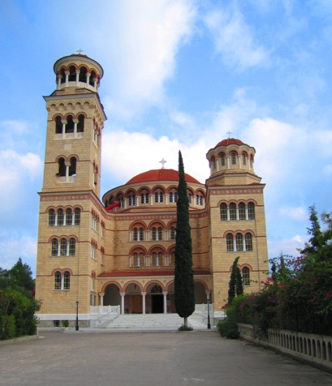 St. Nectarios Church in Egina Island