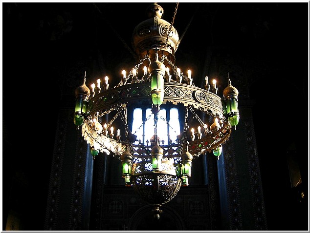 Chandelier - Church of the Transfiguration of Оur Lord,Pancevo