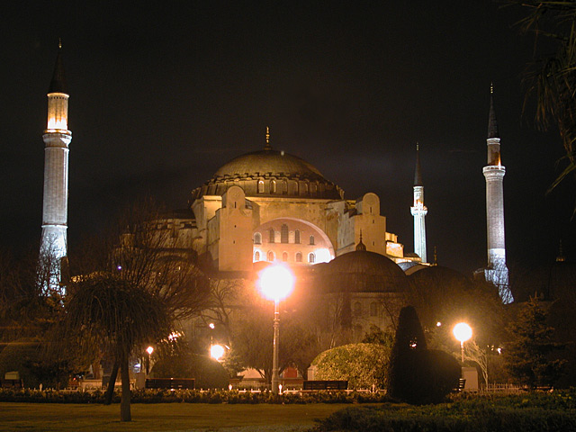 Hagia Sophia in Konstantinoupole.