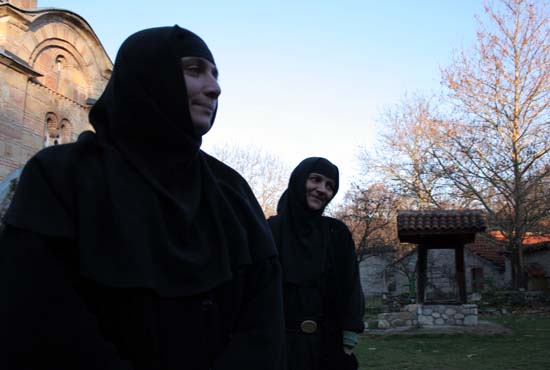 Nuns of the monastery St Dimitrios near Skopje