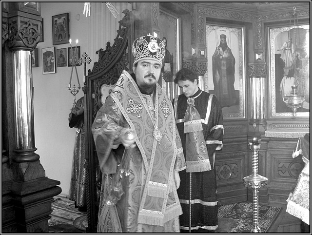 Boska Liturgia sprawowana w okresie Wielkiego Postu w kaplicy Prawosławnego Seminarium Duchownego