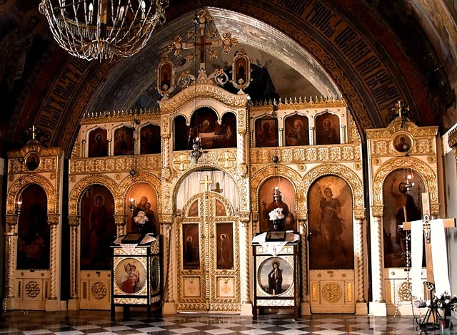 Иконостас, црква Ружица, Београд