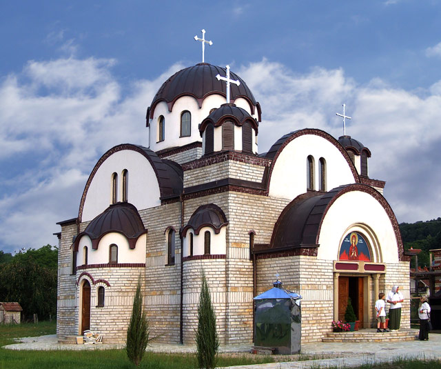 Храм Св. Огњене Марије, Бања Врујци