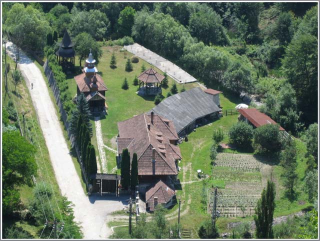 Privire din inaltul Cheilor Posagei spre M-rea Posaga - ALBA