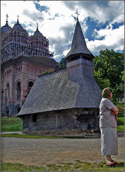 Nicula Monastery, wooden church