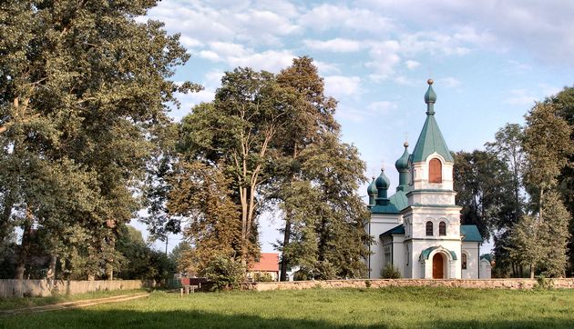 Cerkiew parafialna Pw. Wniebowstąpienia Pańskiego w Nowoberezowie.