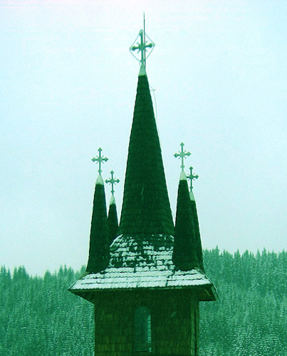Turnul Bisericii, Sf.Manastire Oasa , judetul Alba, Romania