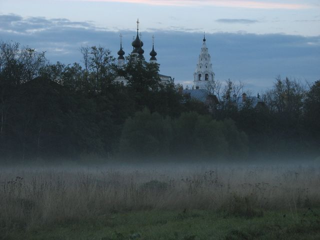 Alexandrov Monastery, before the sunrise