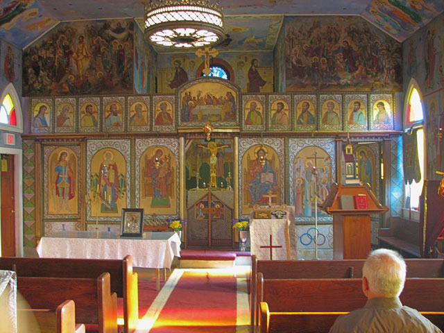 Biserica "Sfanta Cruce" - imagine de interior