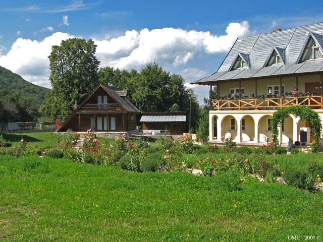 The yard of Măgura Monastery