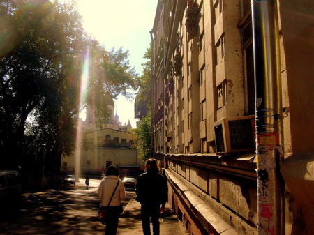Дорога к храму.