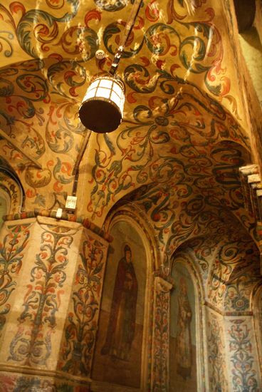Inside Saint-Basile cathedral, Red Square, Moscow