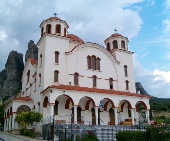 New church in Kalampaka-Gr