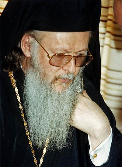 Patriarch Vartholomeos at Iveron Monastery