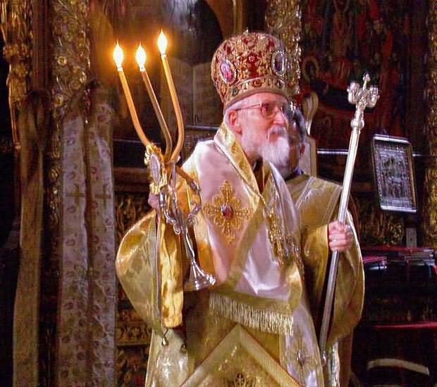 Metropolitan Germanos celebrating