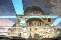 VladaM 
Reflection, St Sava Temple, Belgrade 
2007-11-01 10:51:09