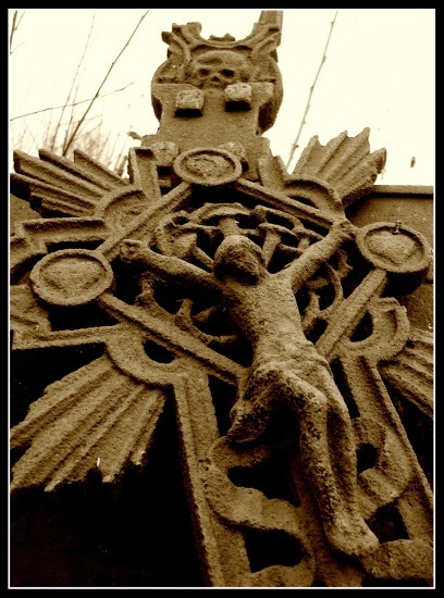Broken cross.